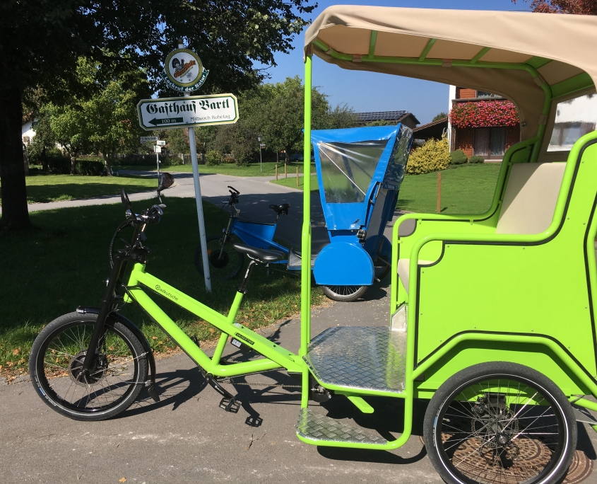 Weiterfahrt von Weihenlinen nach Högling